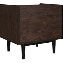 colter brown blue nightstand   