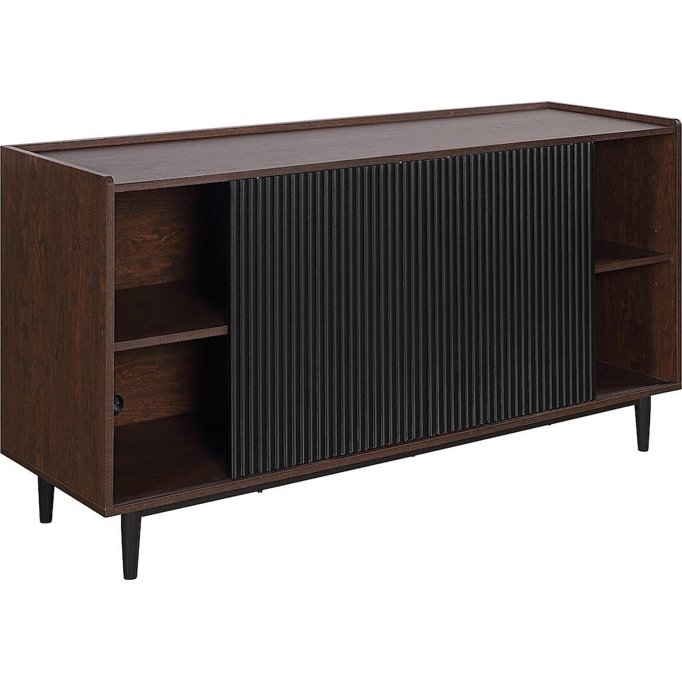 colter dark brown black sideboard   