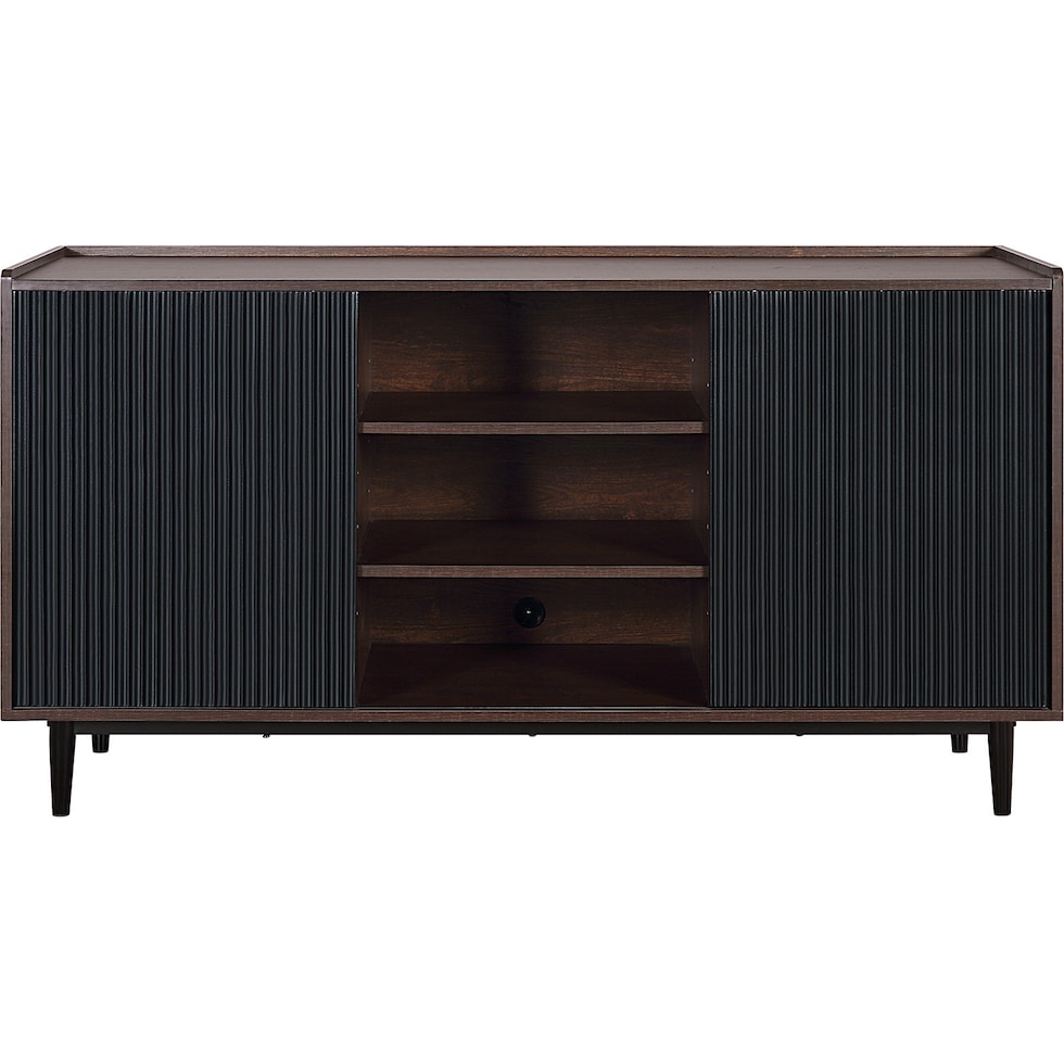 colter dark brown black sideboard   