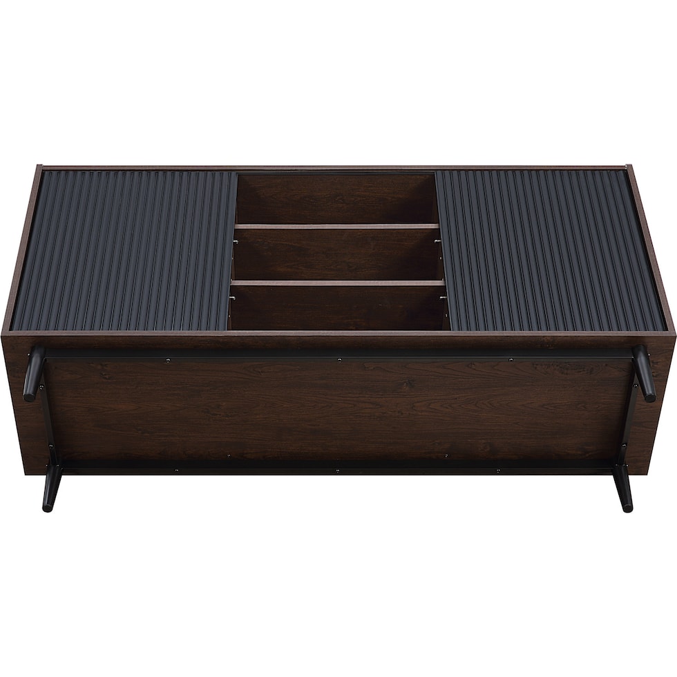 colter dark brown black sideboard   