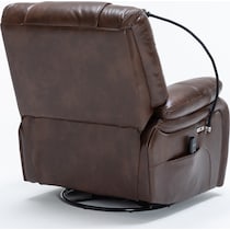 colton dark brown recliner   