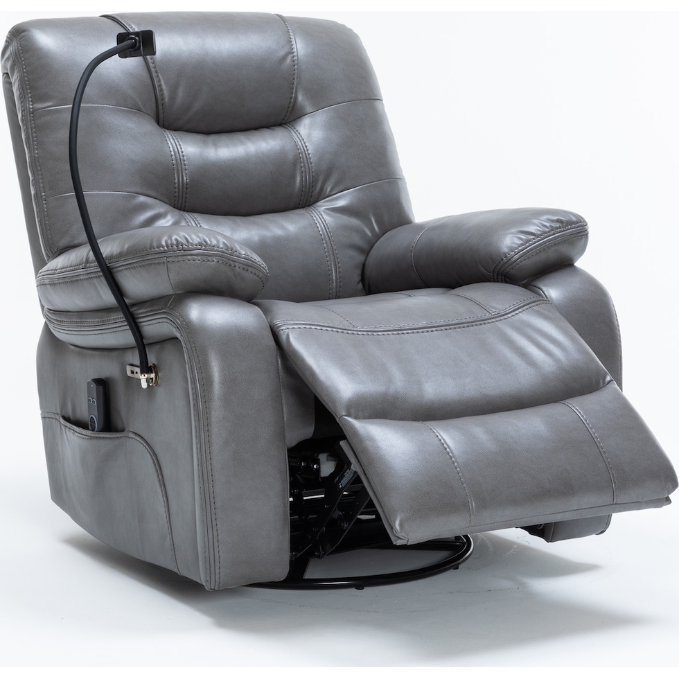 colton gray recliner   