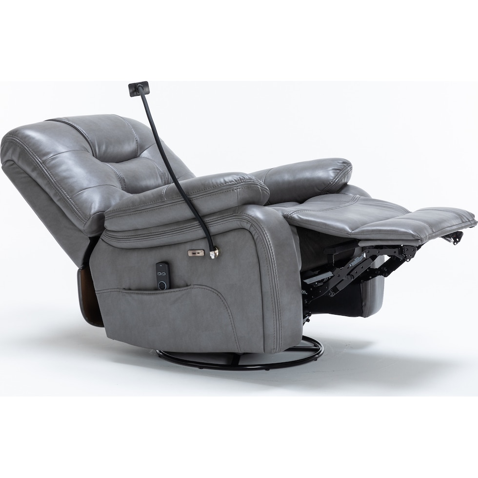 colton gray recliner   