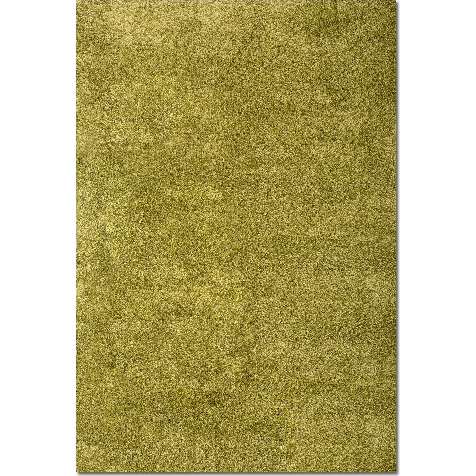 comfort green shag green area rug ' x '   