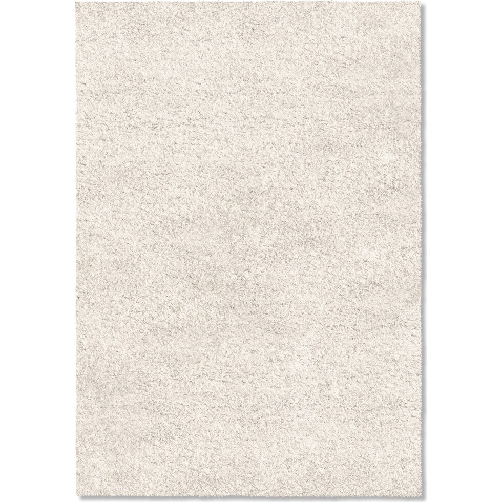 comfort white shag white area rug ' x '   