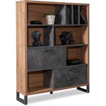composad gray bookcase   