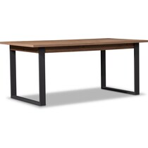 composad light brown dining table   