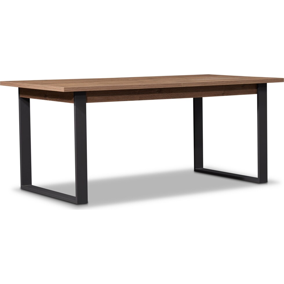 composad light brown dining table   