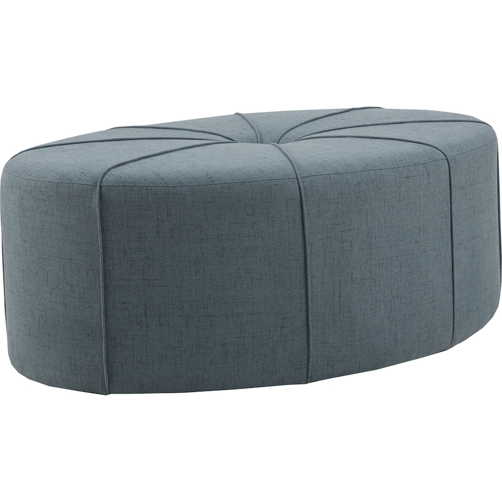 conan blue ottoman   