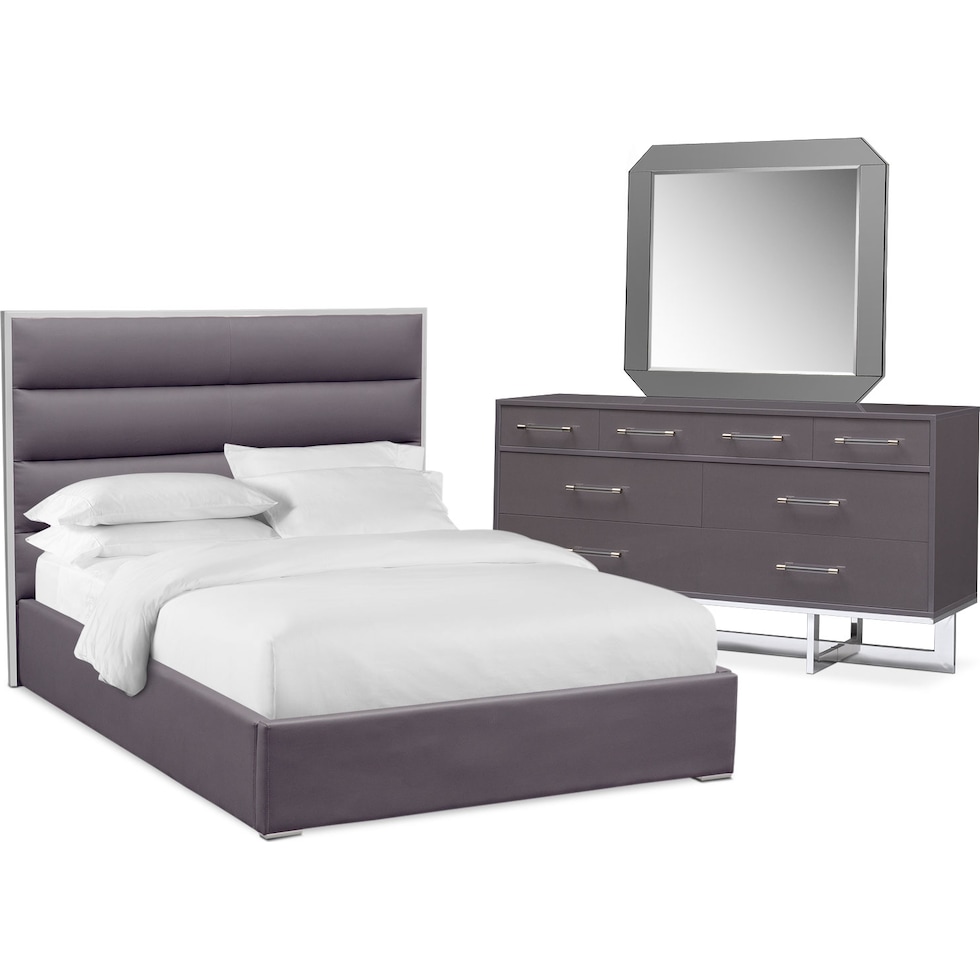 concerto gray  pc king bedroom   