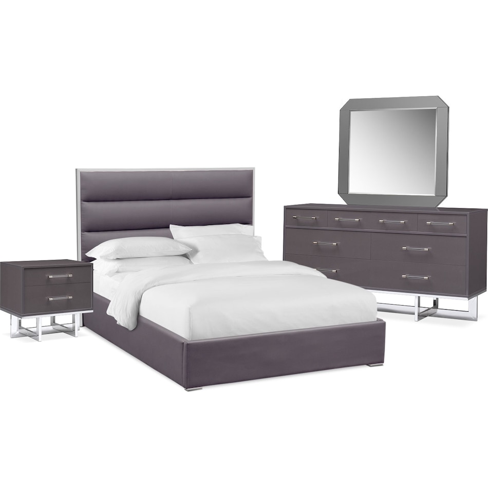 concerto gray  pc king bedroom   