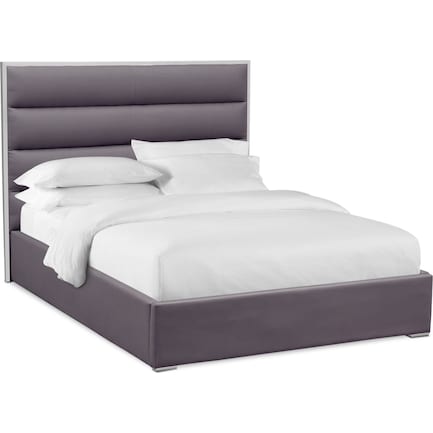 Concerto Queen Upholstered Bed - Gray