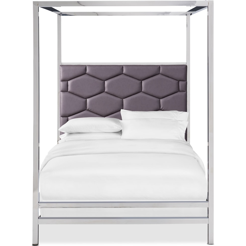 concerto gray king bed   