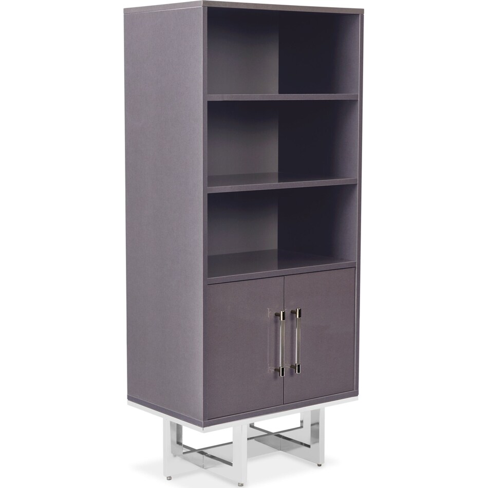 concerto gray pier cabinet   