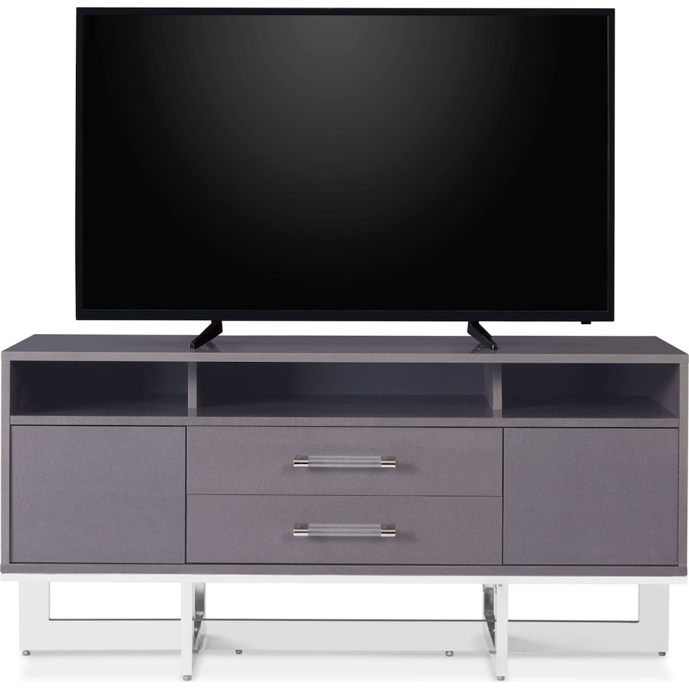 concerto gray tv stand   