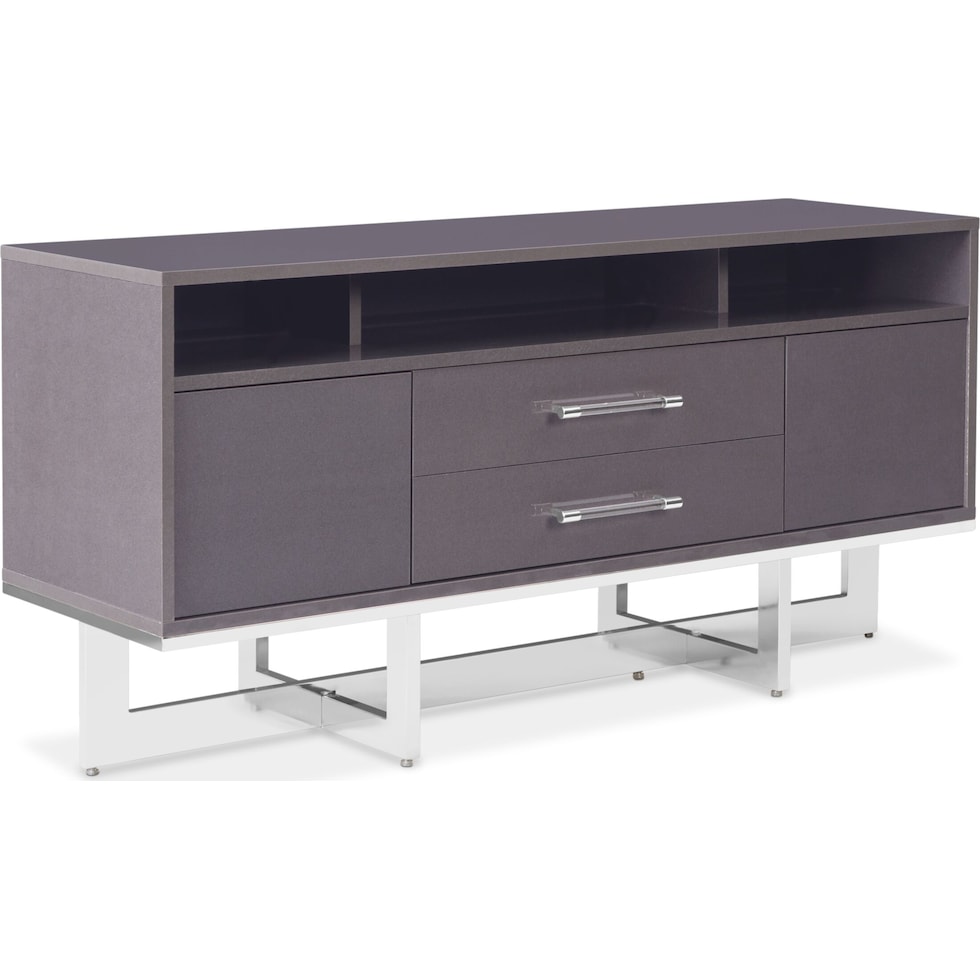 concerto gray tv stand   