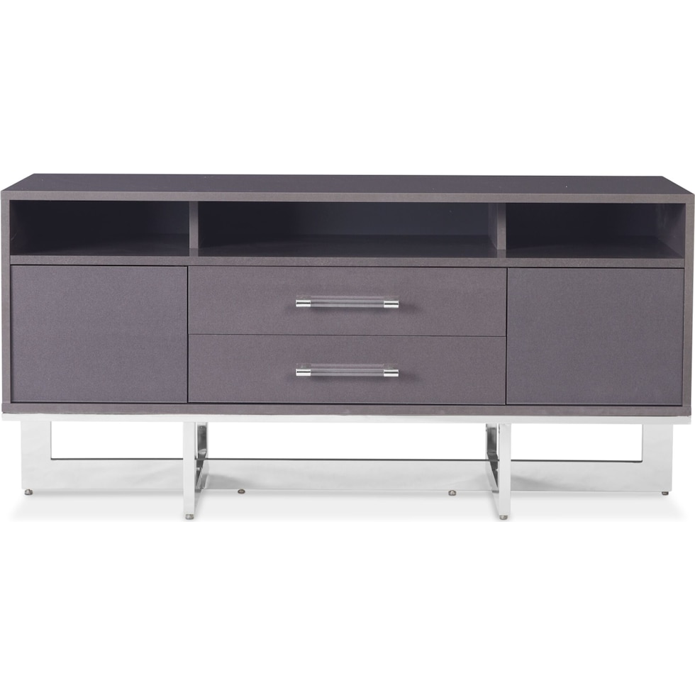 concerto gray tv stand   
