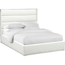 concerto white king bed   