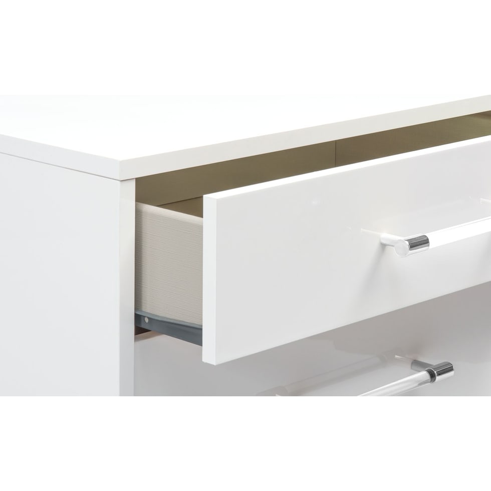 concerto white nightstand   