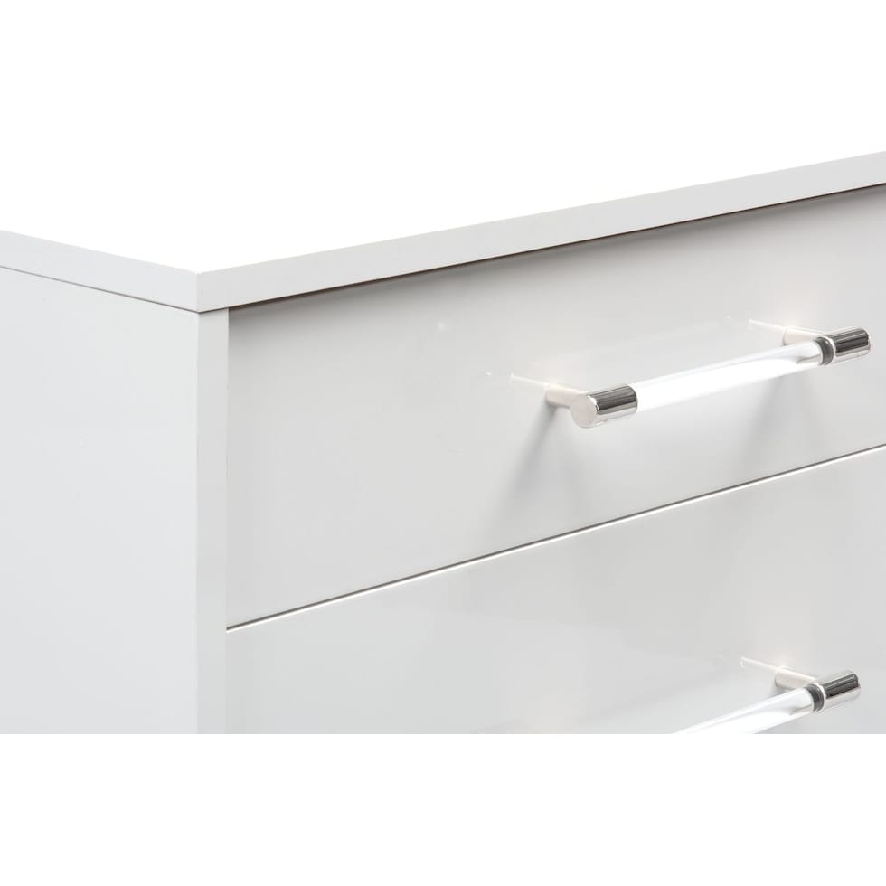 concerto white nightstand   