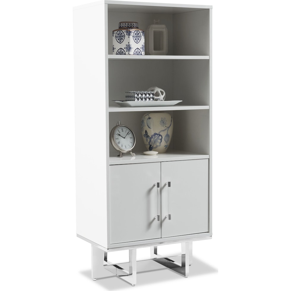concerto white pier cabinet   
