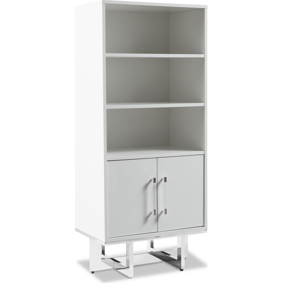 concerto white pier cabinet   