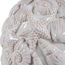 concha white table lamp   