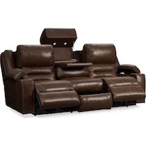 concourse dark brown sofa   