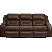 concourse dark brown sofa   