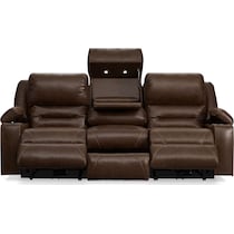 concourse dark brown sofa   