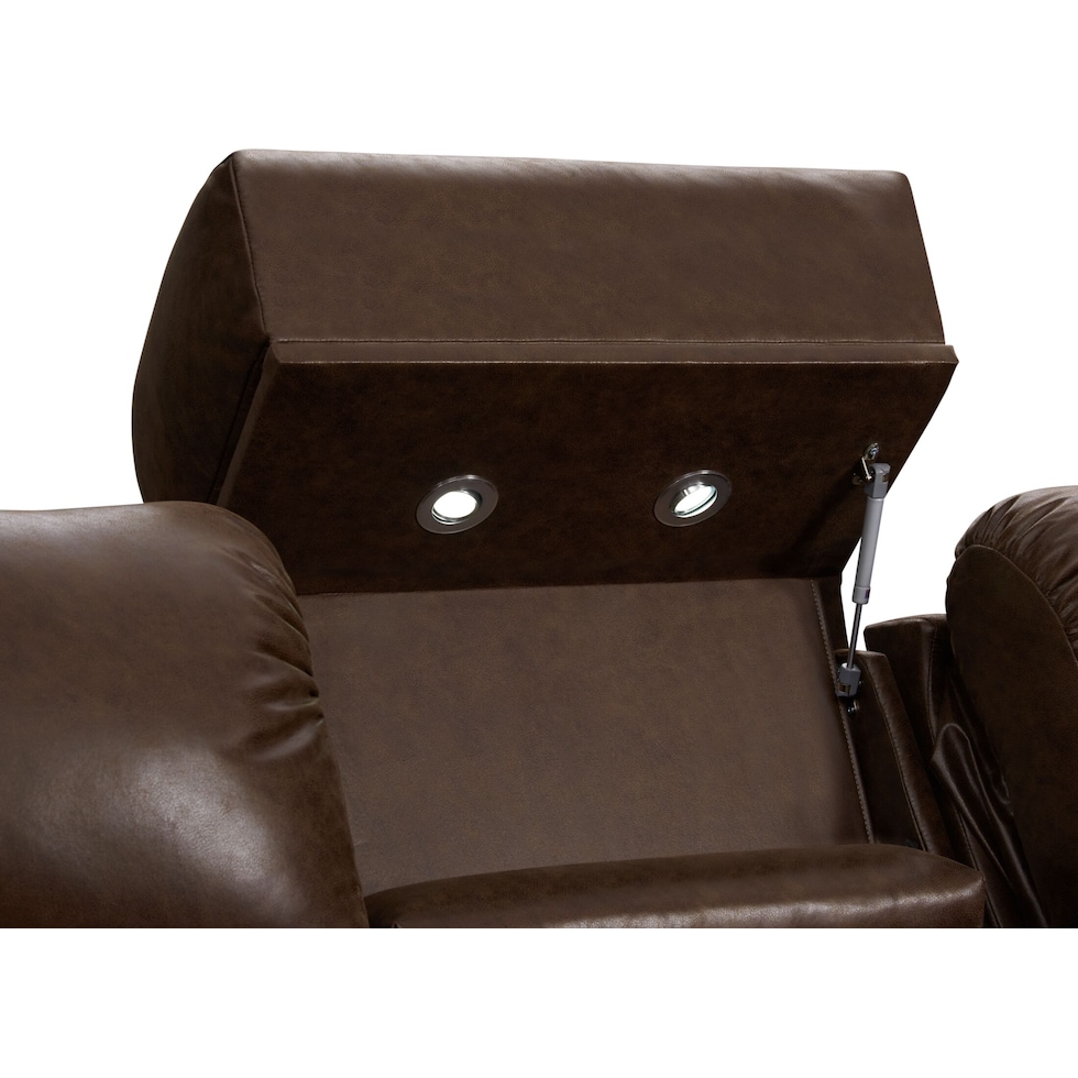 concourse dark brown sofa   