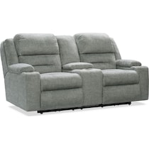 concourse gray loveseat   