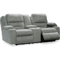 concourse gray loveseat   
