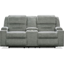 concourse gray loveseat   