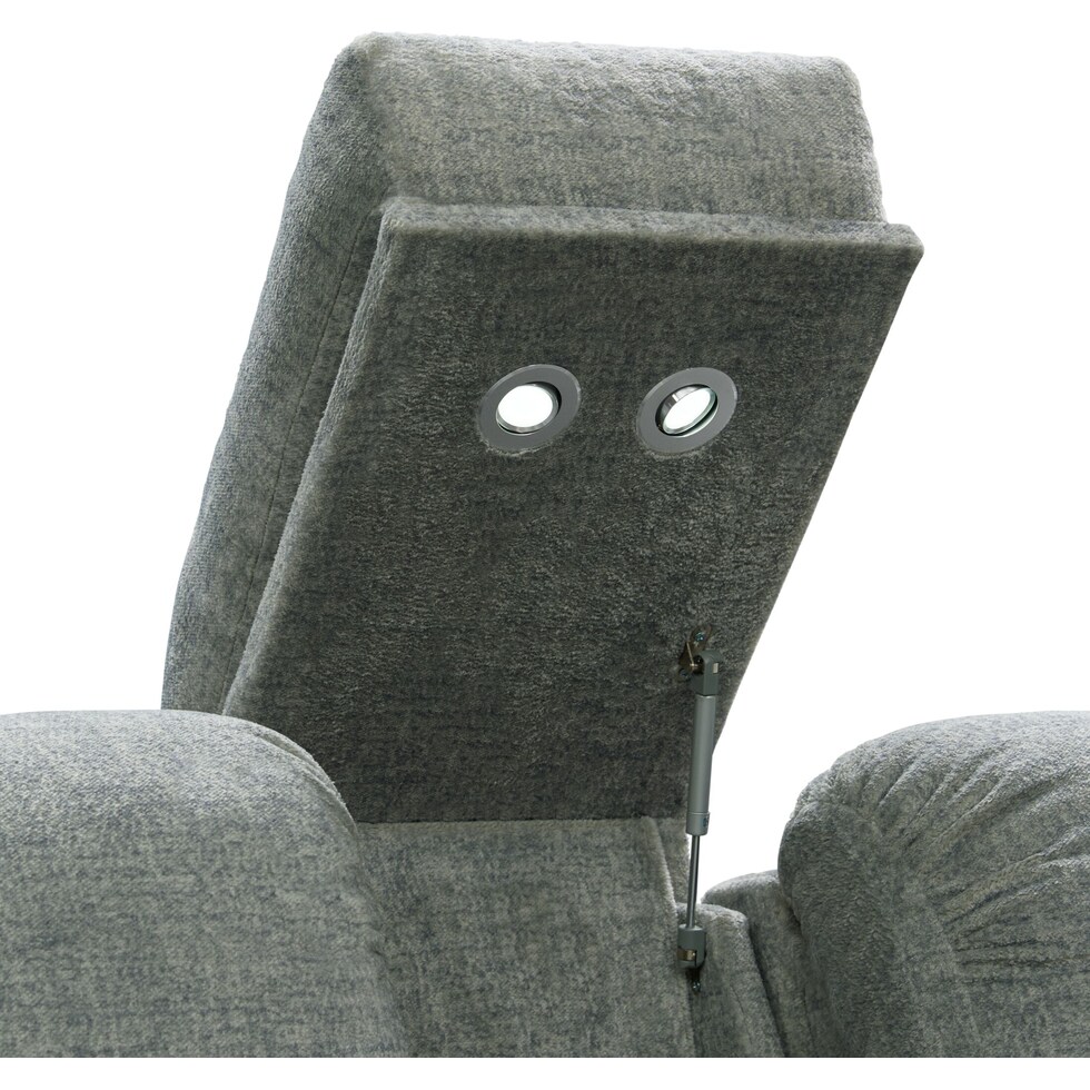 concourse gray loveseat   