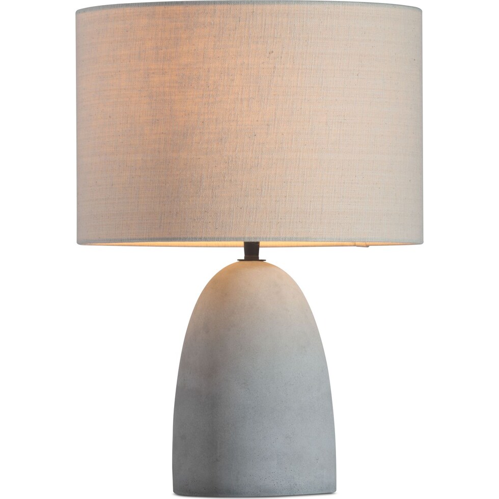 concrete lamp gray table lamp   