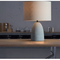 concrete lamp gray table lamp   