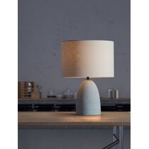 concrete lamp gray table lamp   