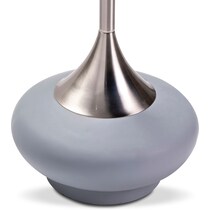 concrete gray floor lamp   