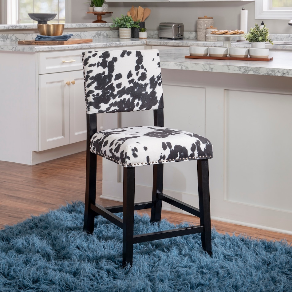 connie black counter height stool   