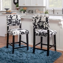 connie black counter height stool   