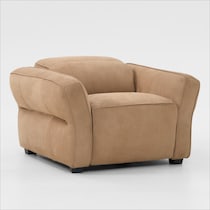 connor light brown recliner   
