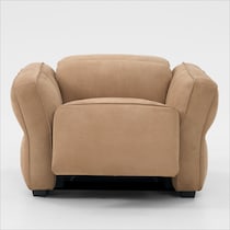 connor light brown recliner   