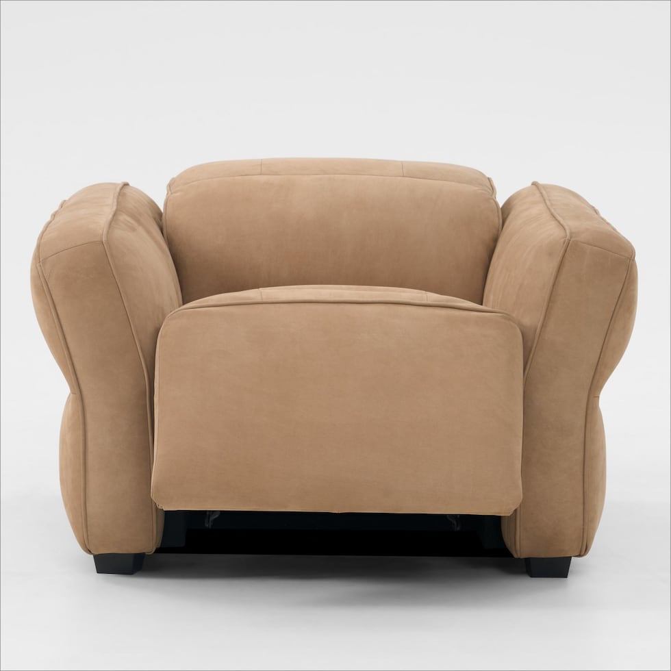 connor light brown recliner   