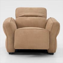 connor light brown recliner   