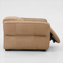 connor light brown recliner   