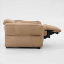 connor light brown recliner   