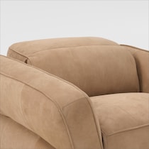 connor light brown recliner   