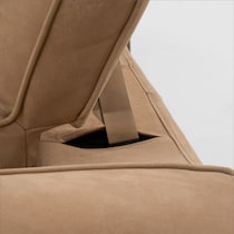 connor light brown recliner   