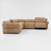 connor light brown sectional   